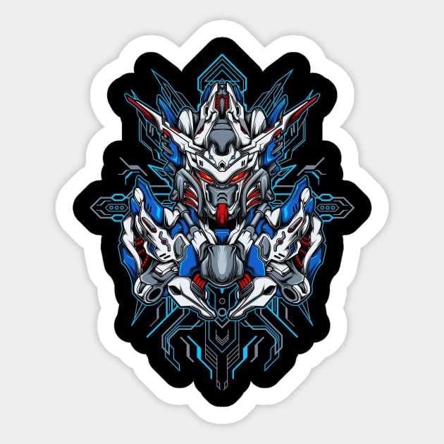 Exia - X Sticker by JagatKreasi